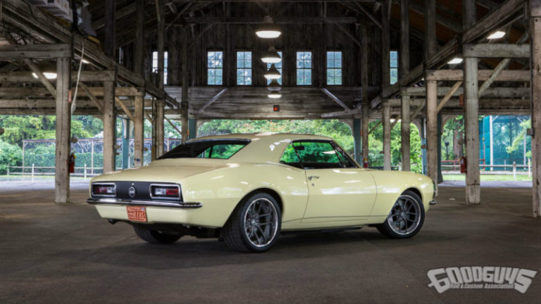 beige 1967 custom Camaro