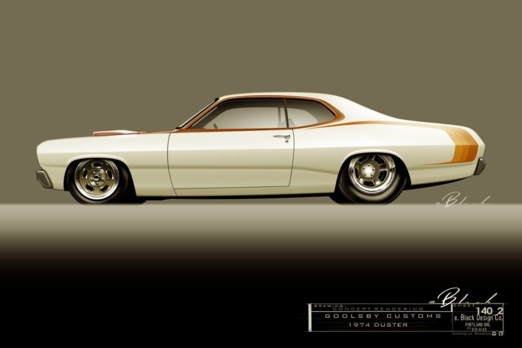 Custom 1974 Plymouth Hellcat Duster Built by Goolsby Customs