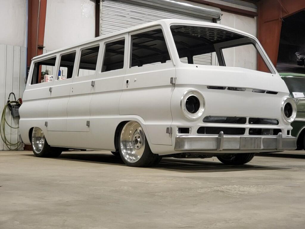 Custom 1969 Dodge A 108 Hemi Van build Primer