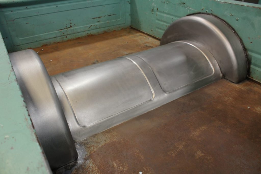 Kenzie's 1968 Chevy C10 hot rod truck bed tub fabrication and paint