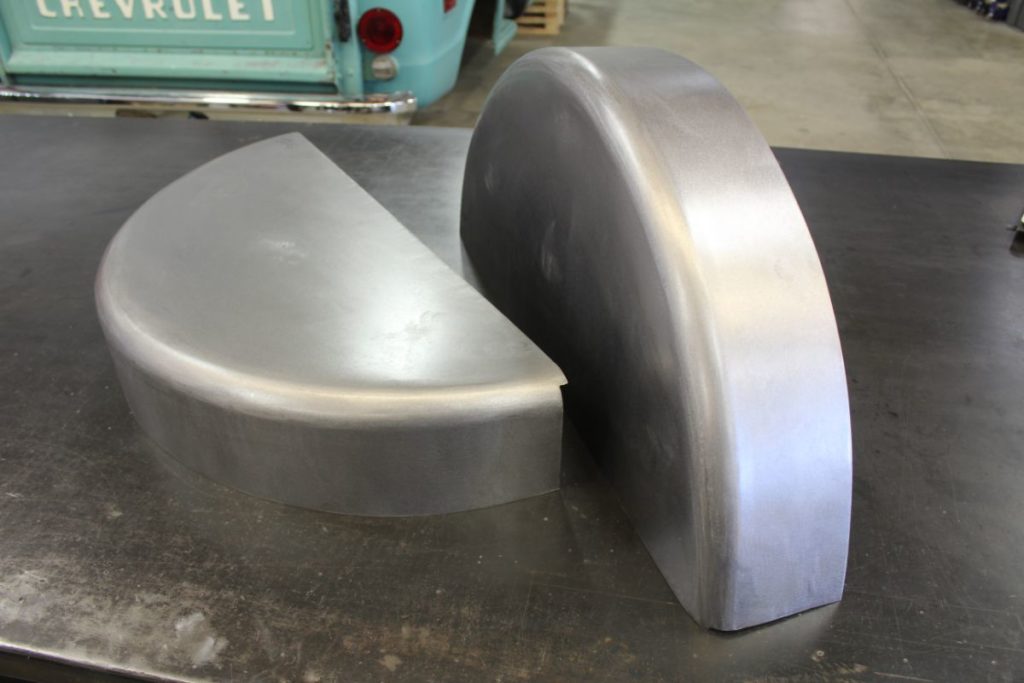 Kenzie's 1968 Chevy C10 hot rod truck bed tub fabrication and paint