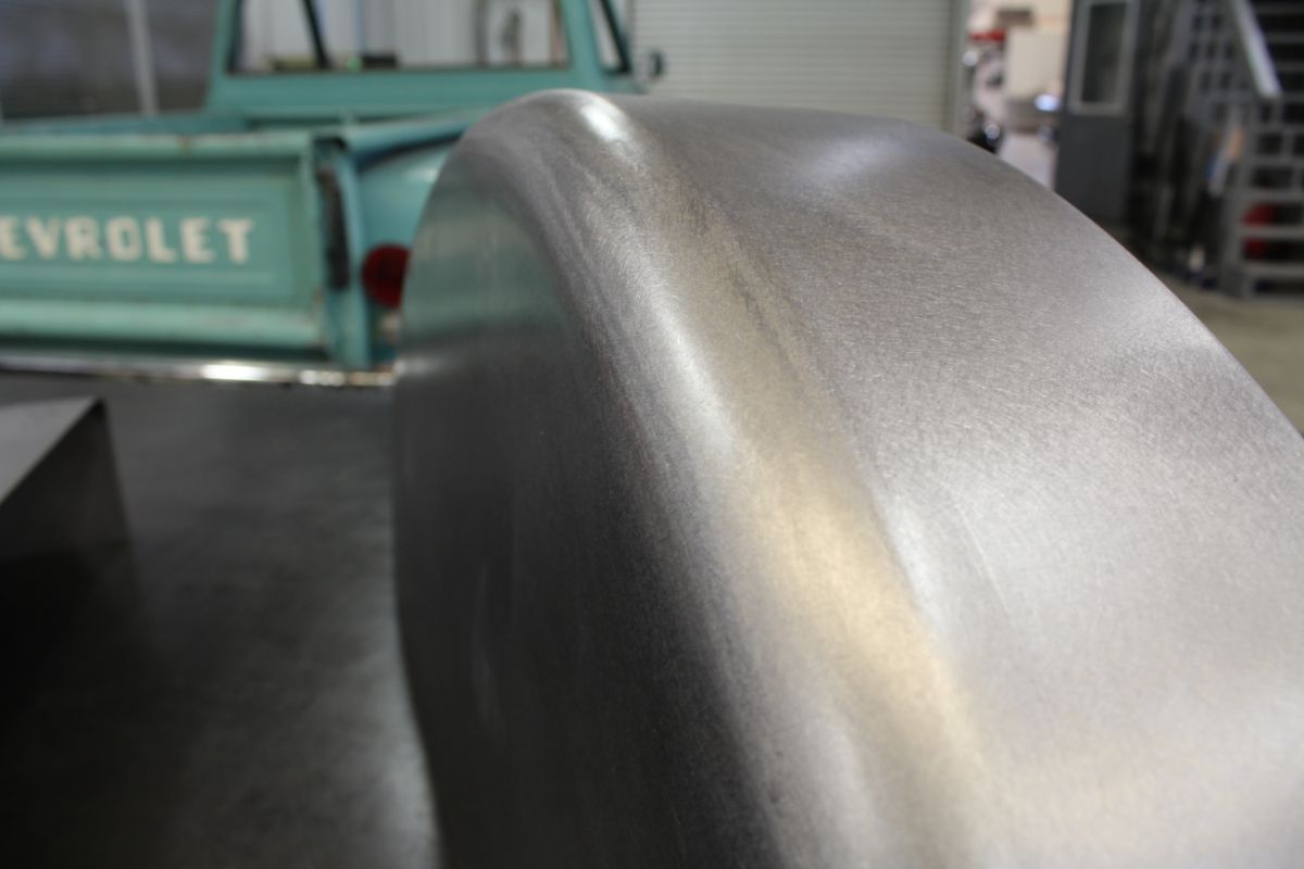 Kenzie's 1968 Chevy C10 hot rod truck bed tub fabrication and paint