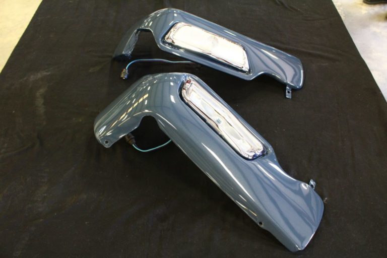 George Poteet's custom 1960 Chevy Impala during final assembly