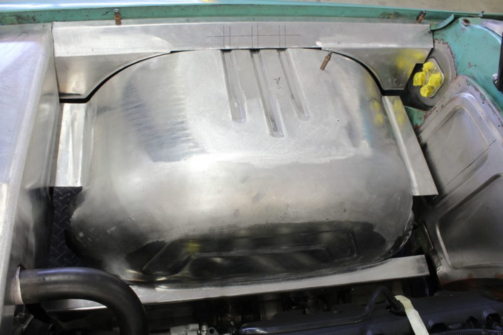 Custom 1968 Chevy C10 Hot Rod Truck Inner Fender Fabrication