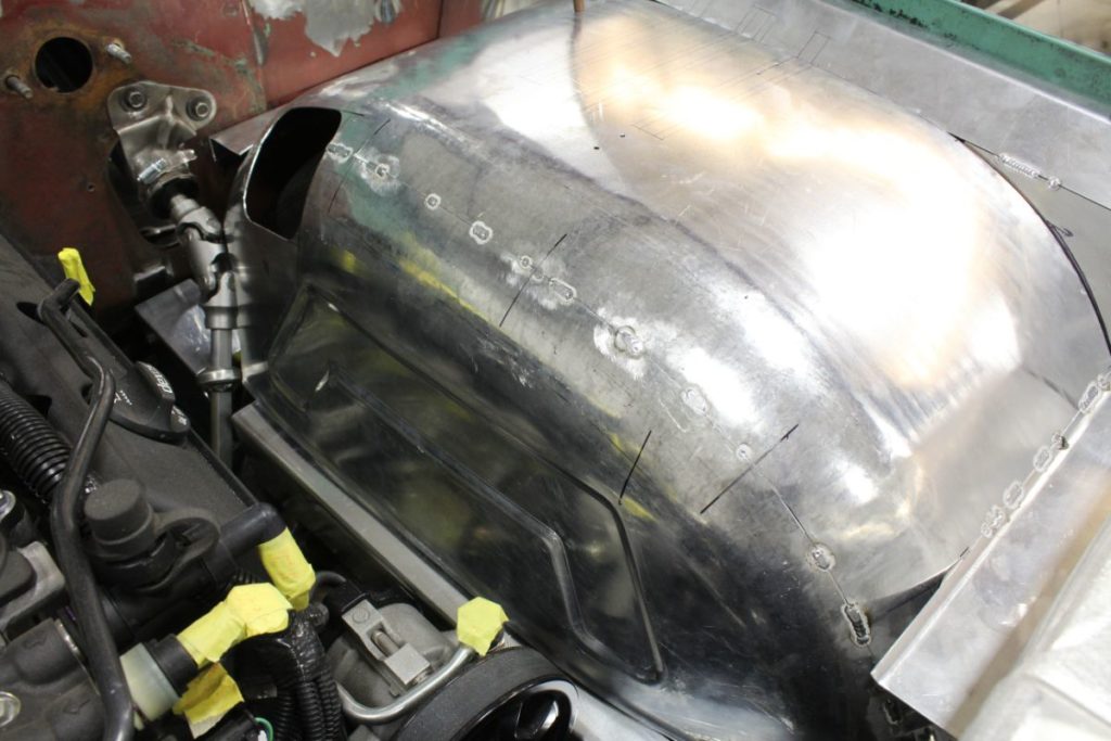 Custom 1968 Chevy C10 Hot Rod Truck Inner Fender Fabrication