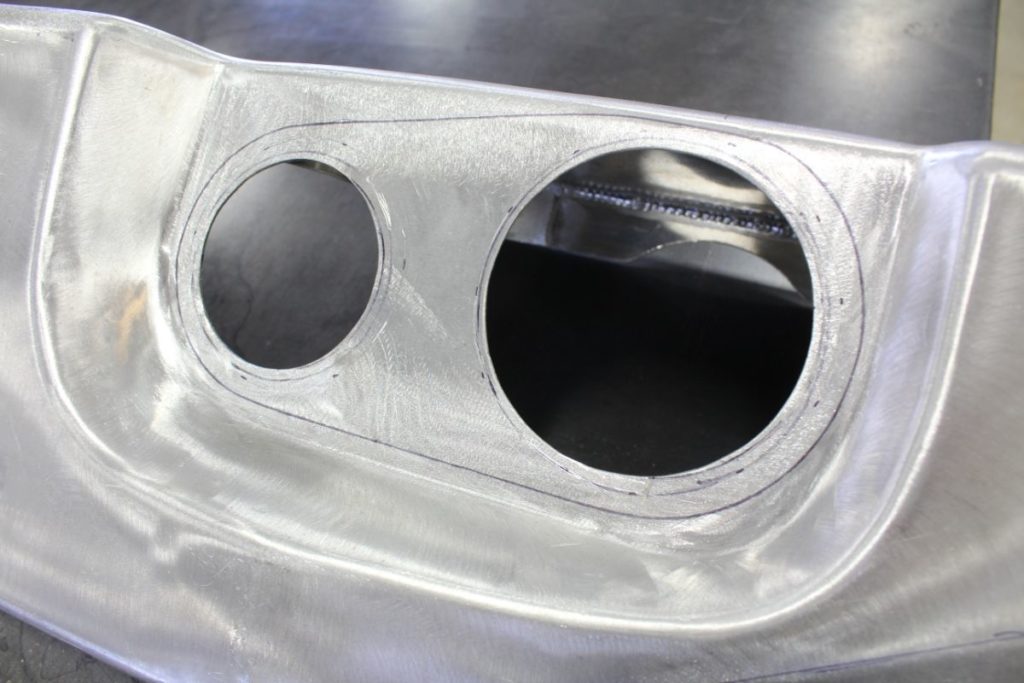 Custom LT4 1968 Chevy C10 Hot Rod Truck Engine Bay fabrication