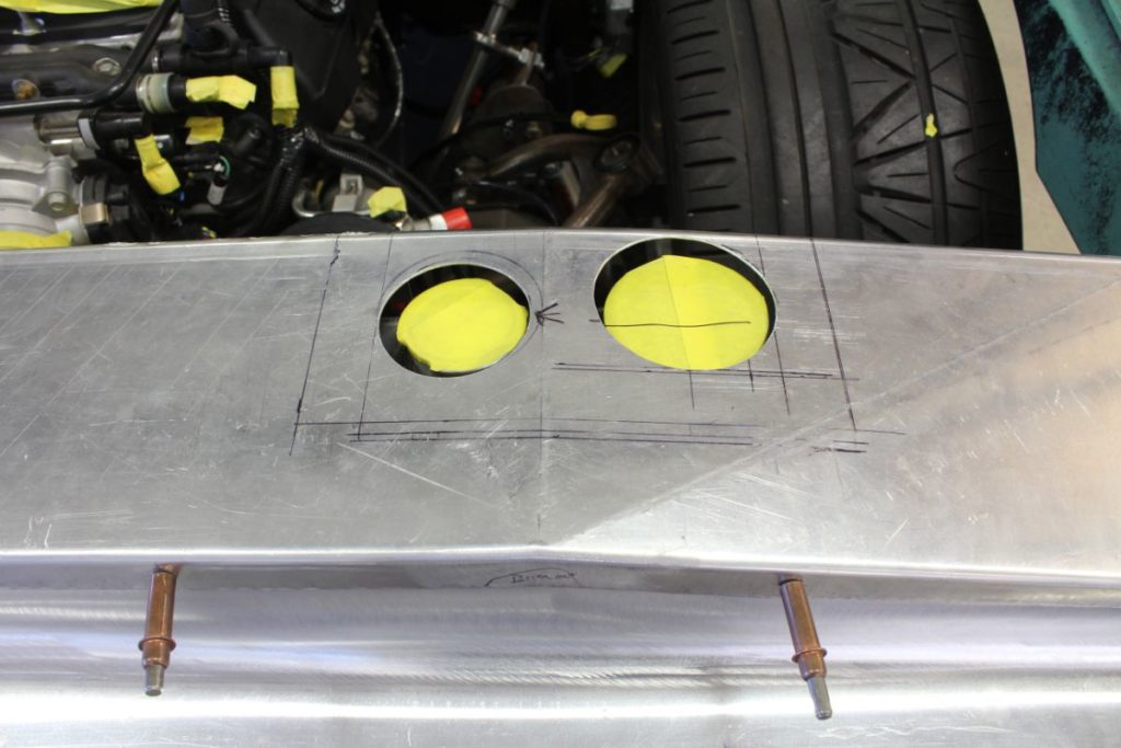 Custom LT4 1968 Chevy C10 Hot Rod Truck Engine Bay fabrication