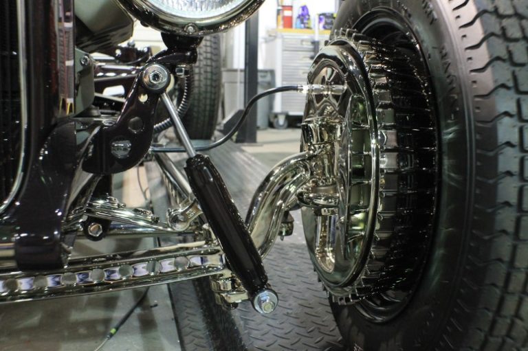Custom 1932 Ford 3 Window Coupe during the build process