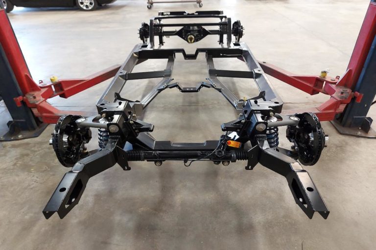 Custom 1969 SS Chevelle Pro Touring muscle car powder coated Roadster Shop Chassis and parts installation