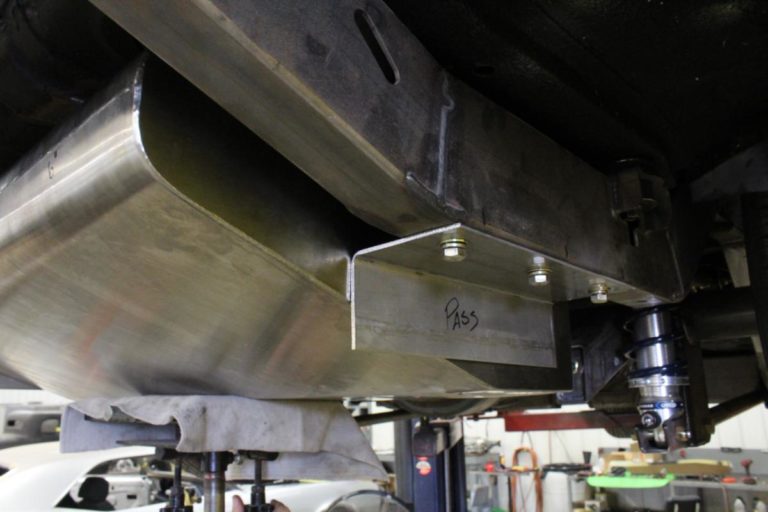Custom 1969 SS Chevelle Pro Touring muscle car gas tank fitment