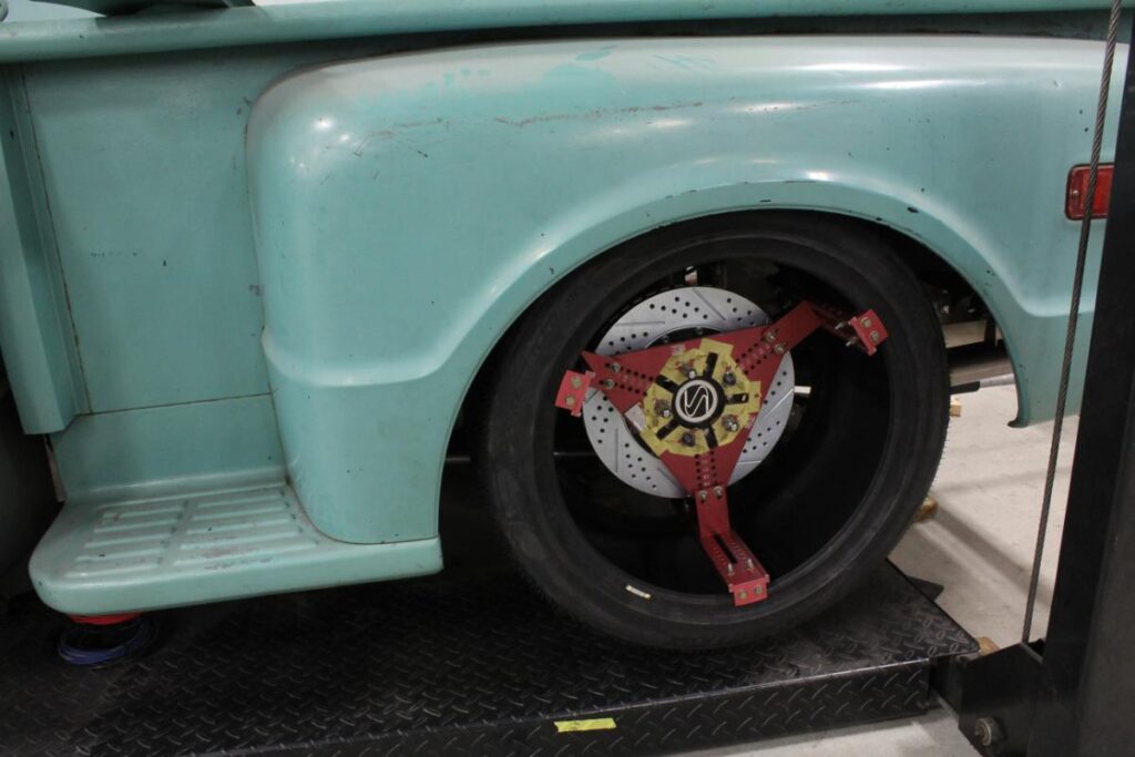 Custom 1968 Chevy C10 Hot Rod Truck Pirelli Wheel and Tire Fitment