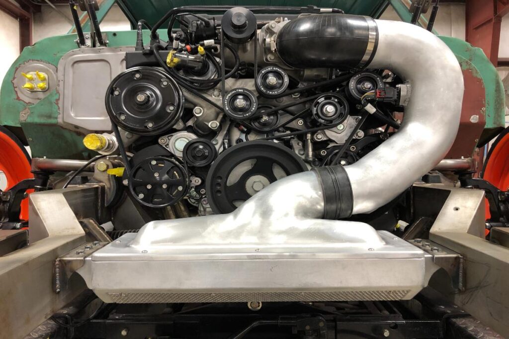 Custom 1968 Chevy C10 Hot Rod Truck Intake Fabrication