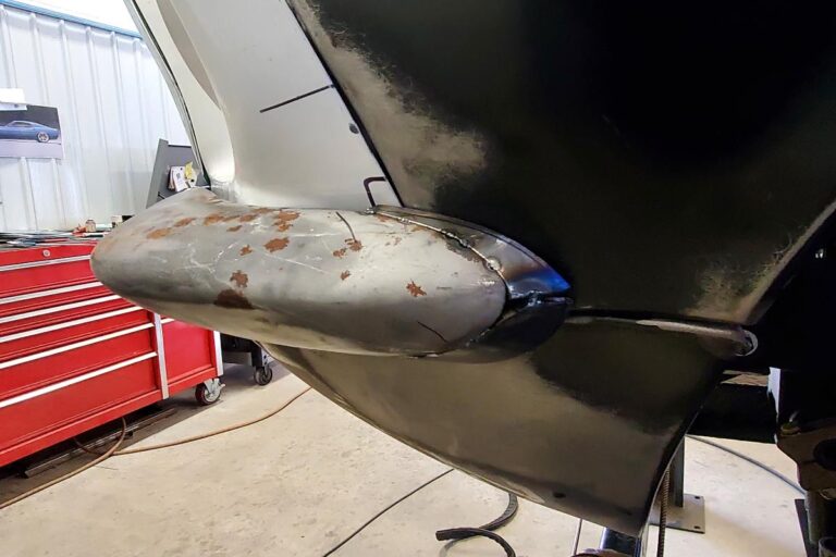 Custom supercharged 1969 Fastback Mustang Front bumper fabrication
