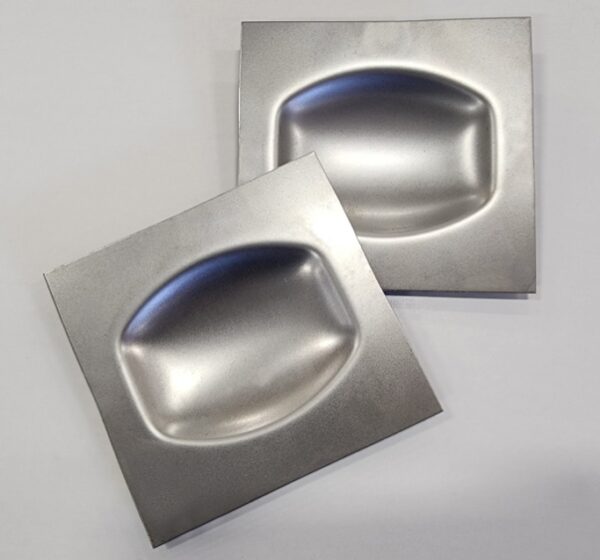 18 Gauge Mild Steel Press Formed Door Handle Pockets - Sold in Pairs.