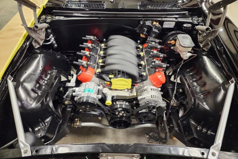 Black 1969 SS Camaro 454 LSX protouring restomod classic muscle car