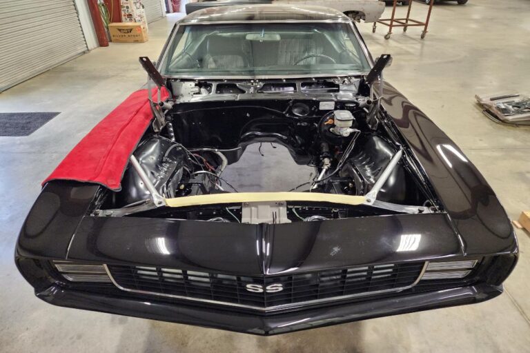 Black 1969 SS Camaro 454 LSX protouring restomod classic muscle car