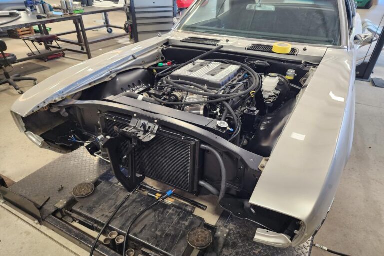Silver 1969 Z28 Camaro Supercharged LT4 protouring restomod classic muscle car